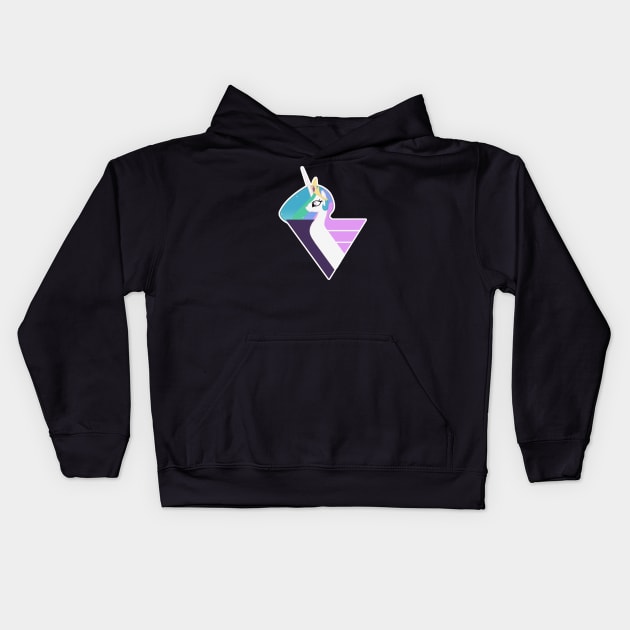 Celestia (Penguins) Kids Hoodie by euryoky